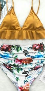 Glam High-waisted Falbala Bikini
